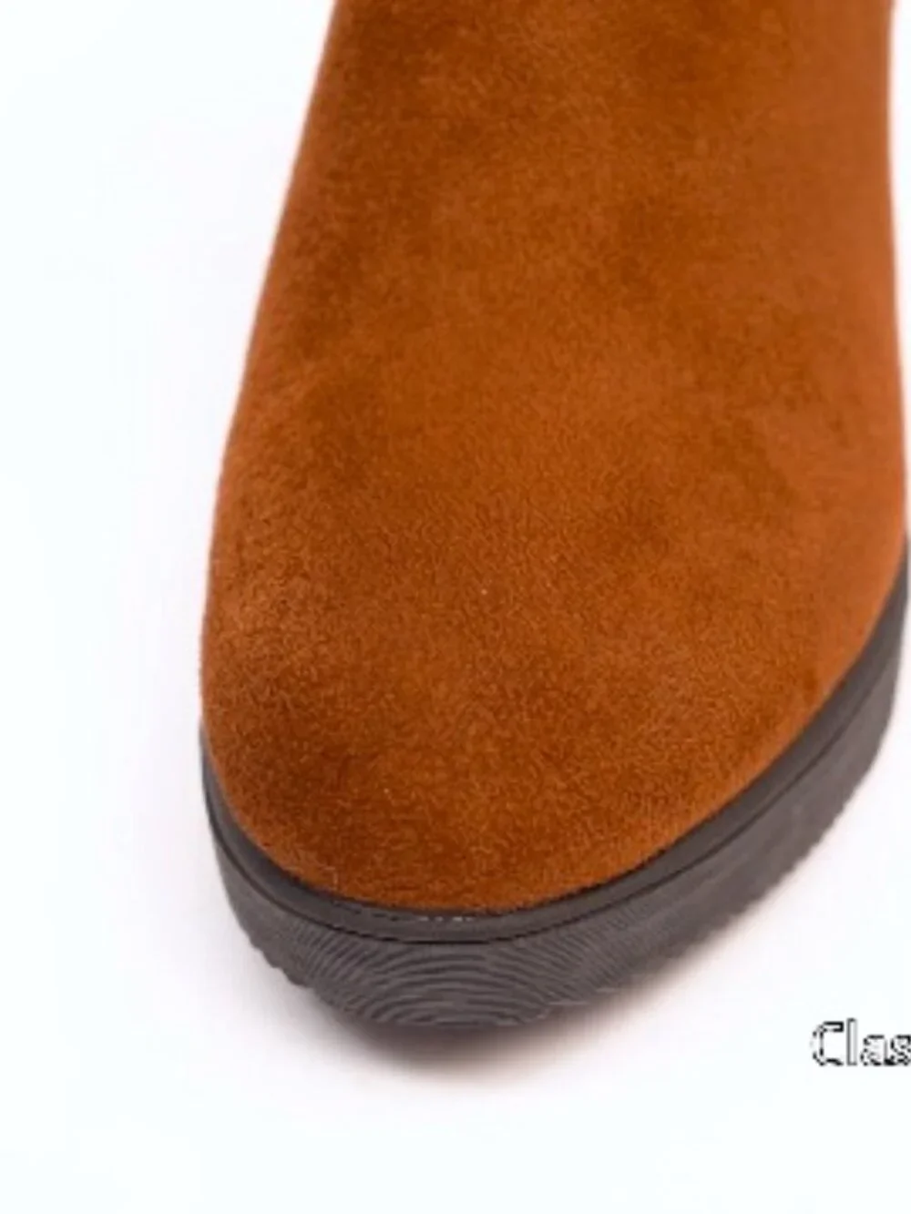 Women's Ankle Boots Chunky Heel Platform Faux Leather Short Booties